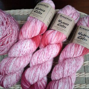 Araucania Yarns Huasco Hand-painted Superwash Wool Blend lot of FOUR Skeins